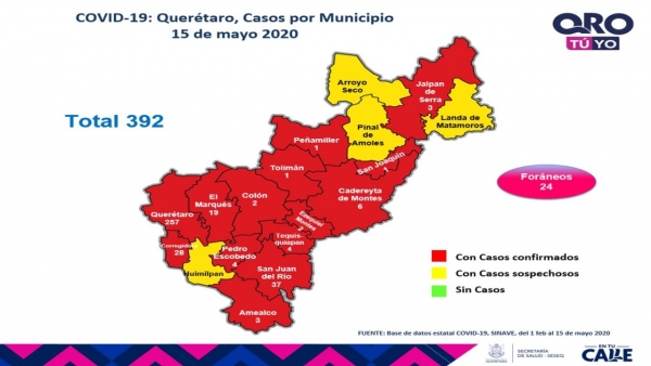 #Querétaro | Mueren 7 por COVID-19 en un día