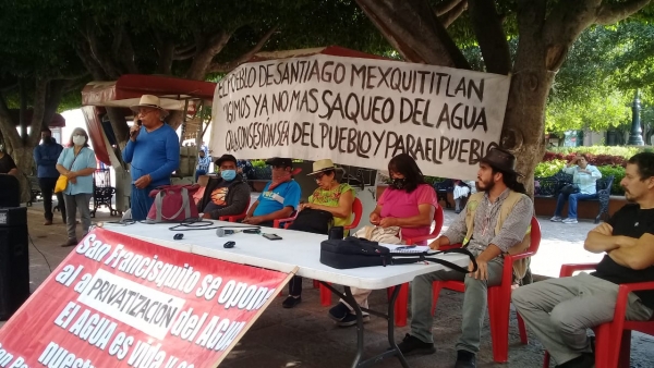 Red de la Defensa del Agua y la Vida anuncia acciones contra nueva Ley de Aguas