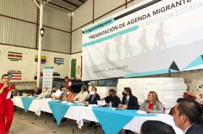 Asiste Efraín Muñoz Cosme a la Presentación de la Agenda Migrante 2022 