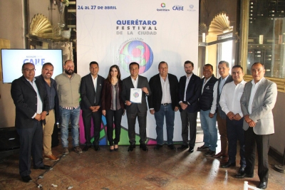 Presentan programa de Querétaro Festival de la Ciudad “Maxei 2019”.