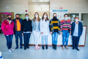 Lupita Pérez Montes hace recorridos en centros de salud de Ezequiel Montes.