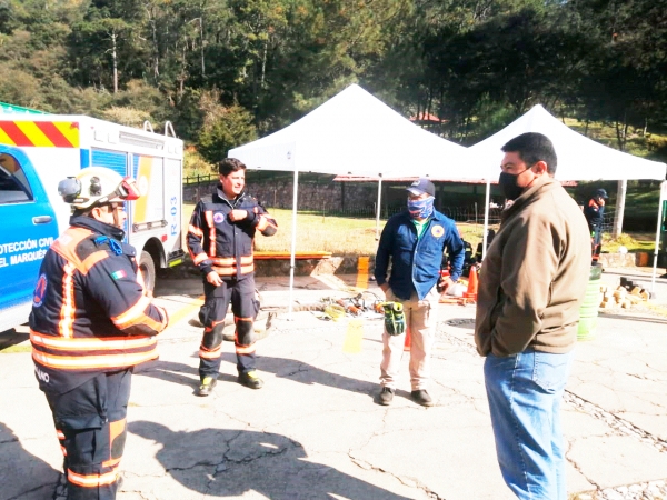 Capacitan a personal de PC y Policía Municipal de San Joaquín