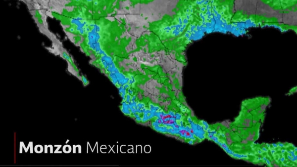 Se presenta en México el fenómeno conocido  como Monzón de Norteamérica