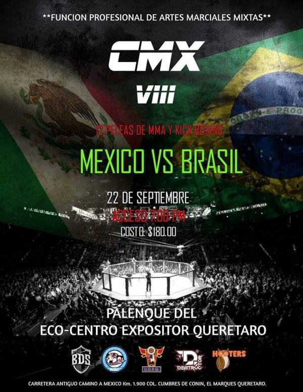 CMX MMA llega a Querétaro