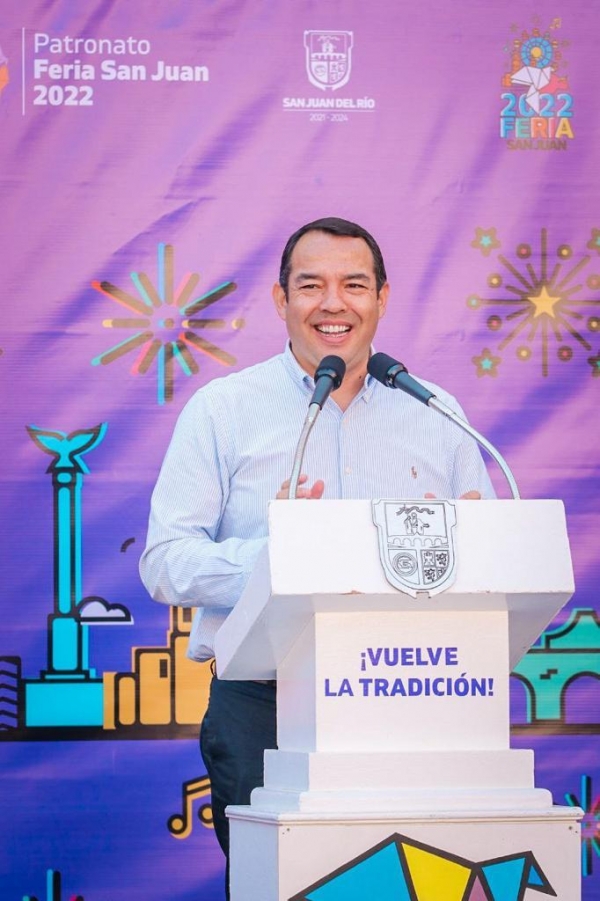 Presenta Roberto Cabrera “Programa de Feria San Juan 2022”