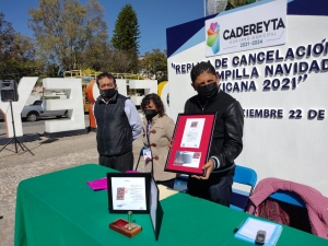 Cadereyta sede de la cancelación de la estampilla de Navidad Mexicana 2021