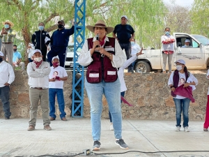 Haremos estrategias en conjunto con los Presidentes Municipales para llevar agua a Cadereyta y Tolimán como se hizo en Ezequiel Montes: Elvia Montes.