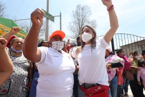 ¡Hemos llegado a cuidar la salud de los marquesinos!: Lupita Cárdenas.