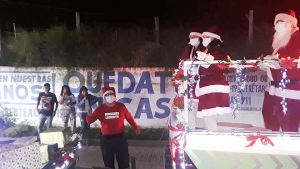 Bomberos Voluntarios La Lagunita agregan una fecha más a “La 3ra. Gran Caravana Navideña 2021”