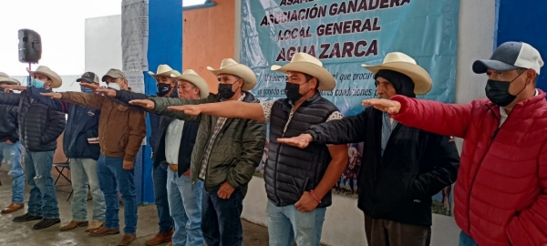 Raciel Rubio, reelegido por los ganaderos de Agua Zarca