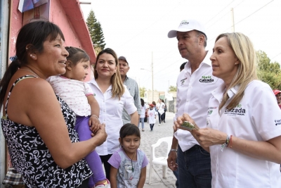 Recorre Mario Calzada la comunidad de San Isidro Miranda