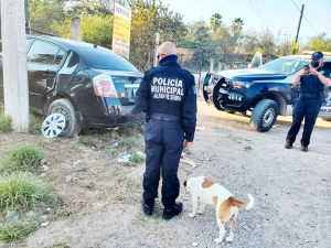 Menor resulta lesionada en accidente