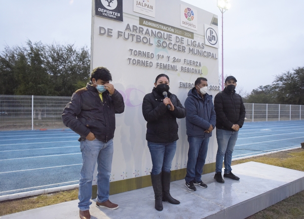 Fueron Inauguradas la Ligas de Futbol Soccer Municipal 1ra. Y 2da. Fuerza