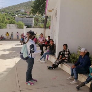 Vigilantes Ciudadanos recorren calles haciendo dispersión de personas