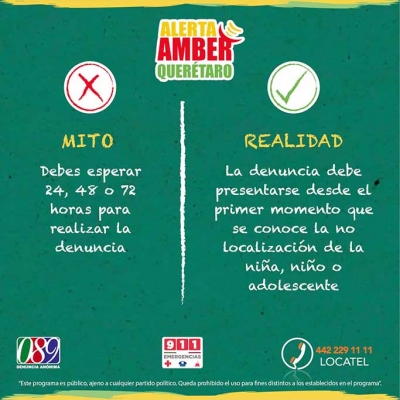 Comité de Alerta AMBER inicia campaña de difusión “Si nos conocemos, nos cuidamos”