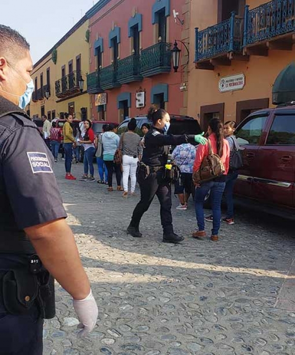 Policía Municipal sigue apoyando en las recomendaciones de salud