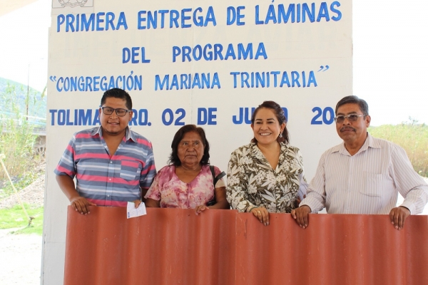 Entrega Subsidios de Materiales para la Construcción Administración Municipal tolimanense