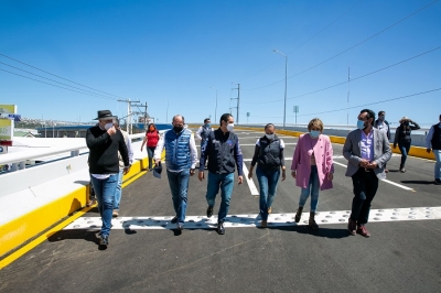 Encabeza el Gobernador la apertura de carriles superiores del Viaducto Poniente en la zona metropolitana