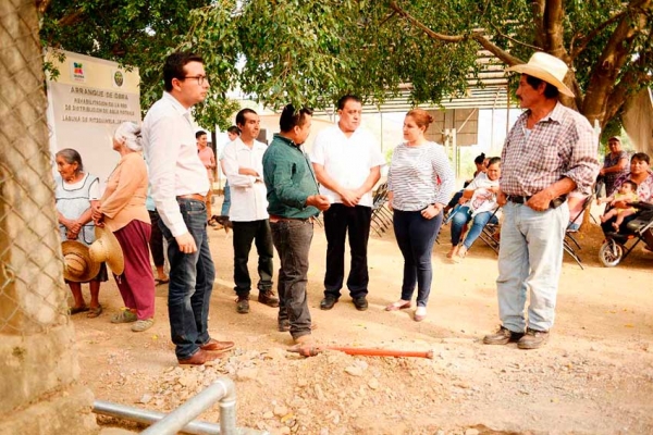 En Laguna de Pitzquintla Inicia Rehabilitación de la Red de distribución de Agua Potable.