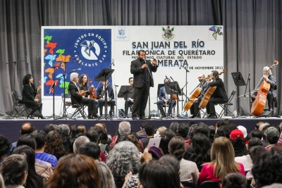 Camerata de la OFEQ realiza su presentación en San Juan del Río