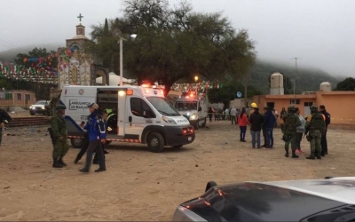 Apoyará Gobernador a afectados de explosión en Tequisquiapan