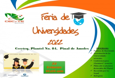 Se realizará la Feria de las universidades CECyTEQ 2022