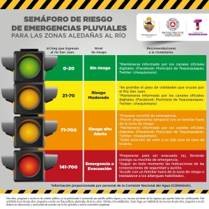 Advierten de inundaciones en Tequisquiapan