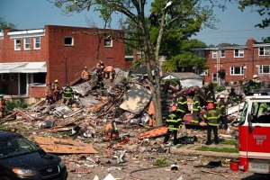 Enorme explosión sacude barrio de Baltimore