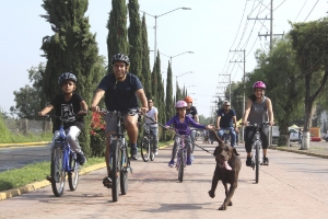 Se celebra la primera Rodada Familiar en Corregidora