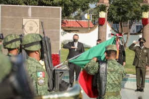 Roberto Cabrera encabeza la ceremonia por el 175 aniversario de la Gesta Heroica de los Niños Héroes