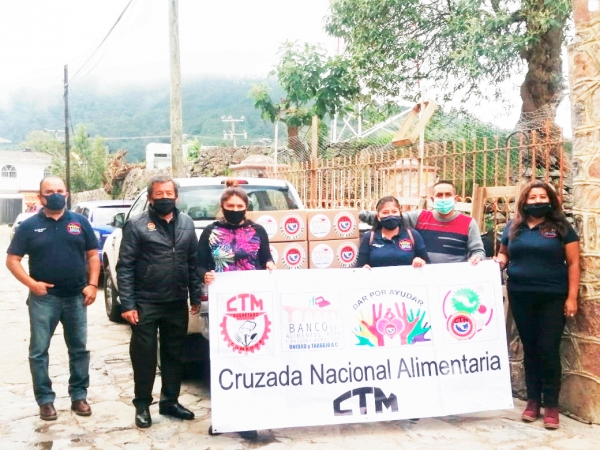 CTM y “Banco de Alimentos A.C.” Emprenden Programa de Apoyo Alimentario en Pinal de Amoles