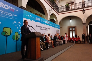 Recibe el Gobernador de Querétaro a las Niñas y Niños en el Gobierno 2019