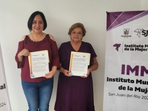 El Instituto Municipal de la Mujer en San Juan del Río firma convenio con “Cendi y preescolar Chiquitines A.C”