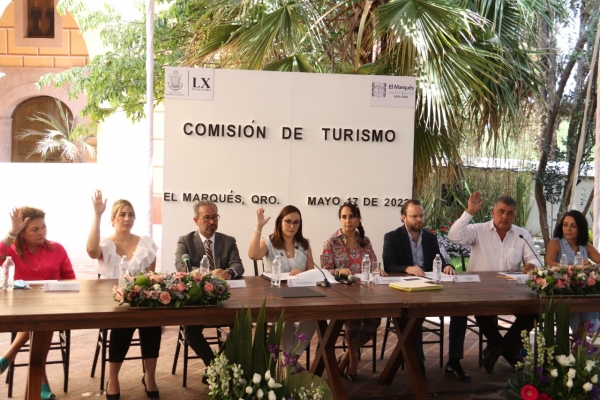 Sesiona Comisión de Turismo en el municipio de El Marqués; aprueban exhorto a los Ayuntamientos para que en el marco de su competencia, constituyan la Comisión de Turismo