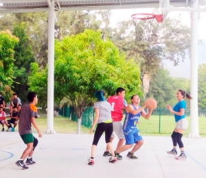 Inauguran torneo de basquetbol en Concá