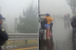 Reportan asalto masivo en la autopista Veracruz-Puebla