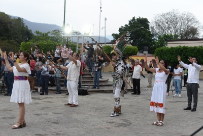 Con un Ritual Ceremonial a la Madre Tierra  Conmemoran el 278 Aniversario de Jalpan como Misión Franciscana