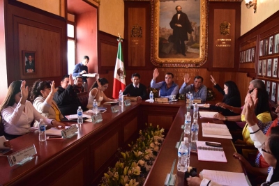 H. Ayuntamiento de Cadereyta realiza 1ra Sesión de Cabildo; asignan comisiones a regidores.