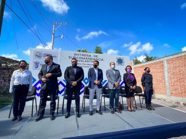 Inauguran Subcomandancia de Escolásticas en Pedro Escobedo.