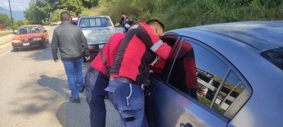 Un lesionado deja accidente en la 120