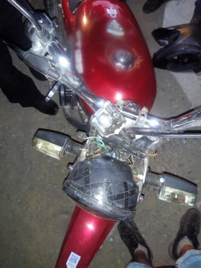 Detiene PoEs  a ebrio motociclista 