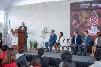 Inaugura Enrique Vega la Feria Ambiental El Marqués 2022