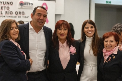 San Juan del Río dona 100 mil pesos a Grupo Reto para hacer equipo contra el cáncer