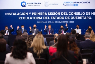 Encabeza Gobernador Primera Sesión del Consejo de Mejora Regulatoria del Estado de Querétaro