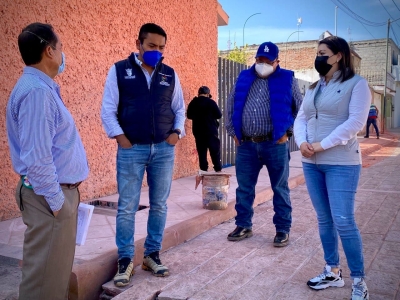 “Inicio de obra en calles Prol. Villas Pedro Escobedo, Lira y Morelos”