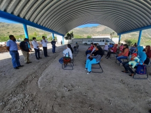 Realiza Reuniones Informativas Municipio y CEA en Sabino y Mesa de Ramírez