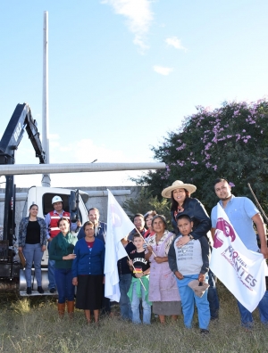 Encabeza Elvia Montes banderazo arranque de infraestructura básica en beneficio de habitantes de seis localidades