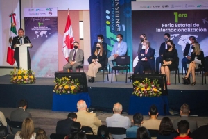 Realizan 1ra Feria Estatal de Internacionalización en San Juan del Río