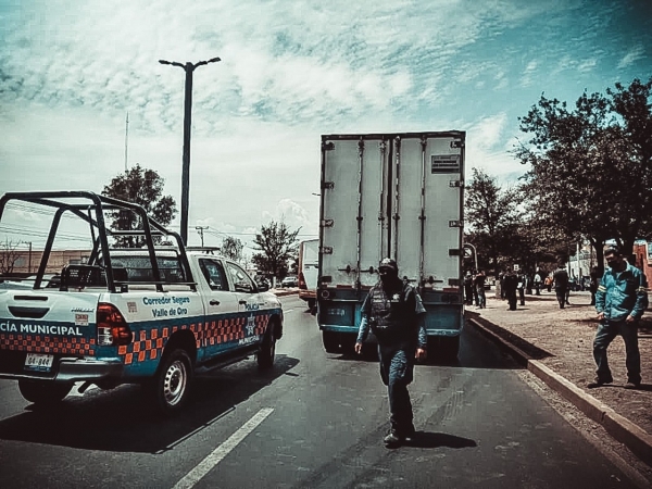 Policía de la SSPM-SJR resultó herido en un hecho de tránsito