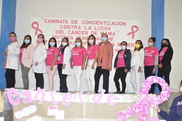 Se busca hacer conciencia para prevenir el cáncer de mama: SMDIF Municipal